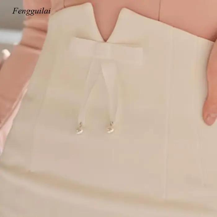 Jupe mi-longue taille haute blanche Sweetwoo pour femmes, style crayon, bureau coréen élégant, dos fendu, été, occassions spéciales, cadeau anniversaire ou mariage