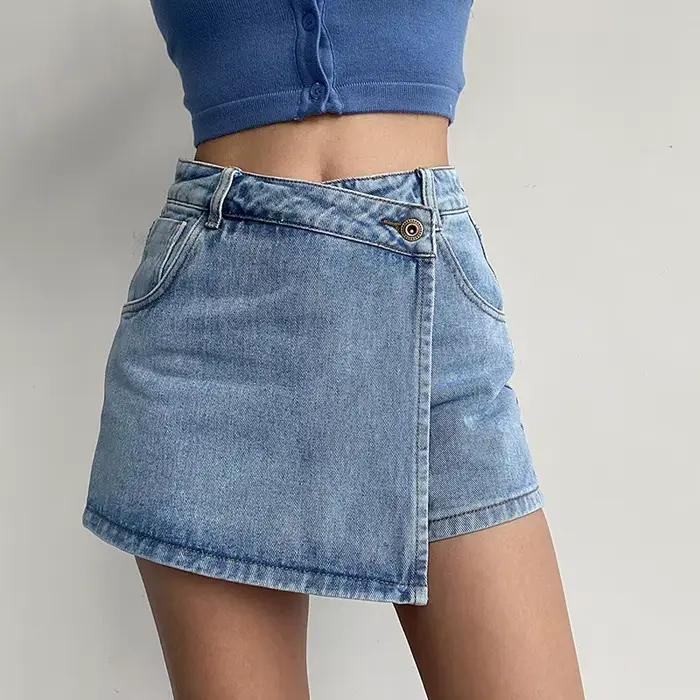 Jupe courte en jean 2026 pour femme