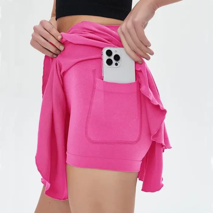 Femmes Sport Shorts jupes été respirant décontracté Fitness séchage rapide course