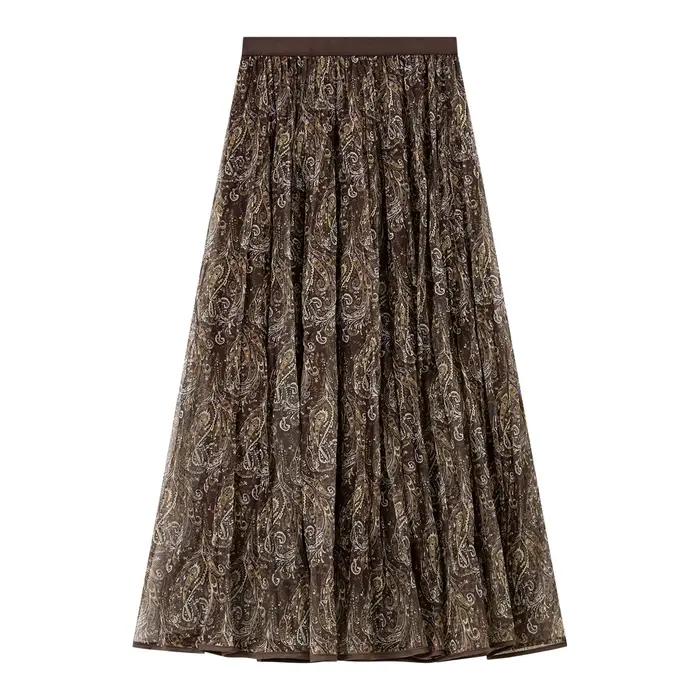 Jupe longue évasée VIMLY pour femme