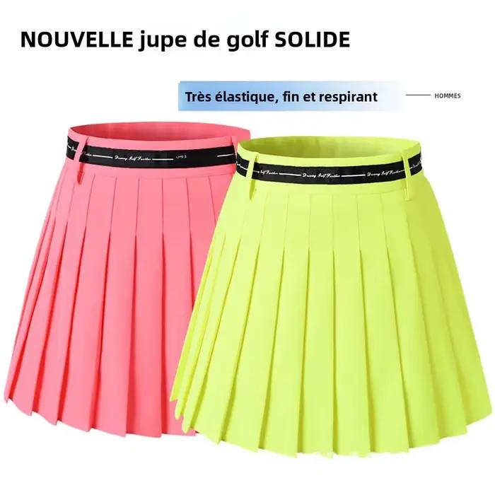 Jupe de Golf plissée taille haute pour femmes