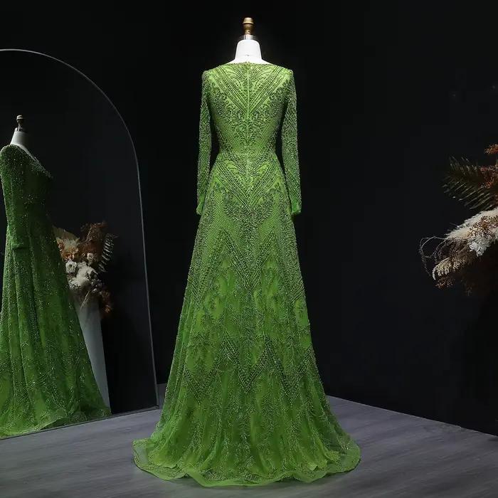 Sharon Said – robe de soirée vert citron