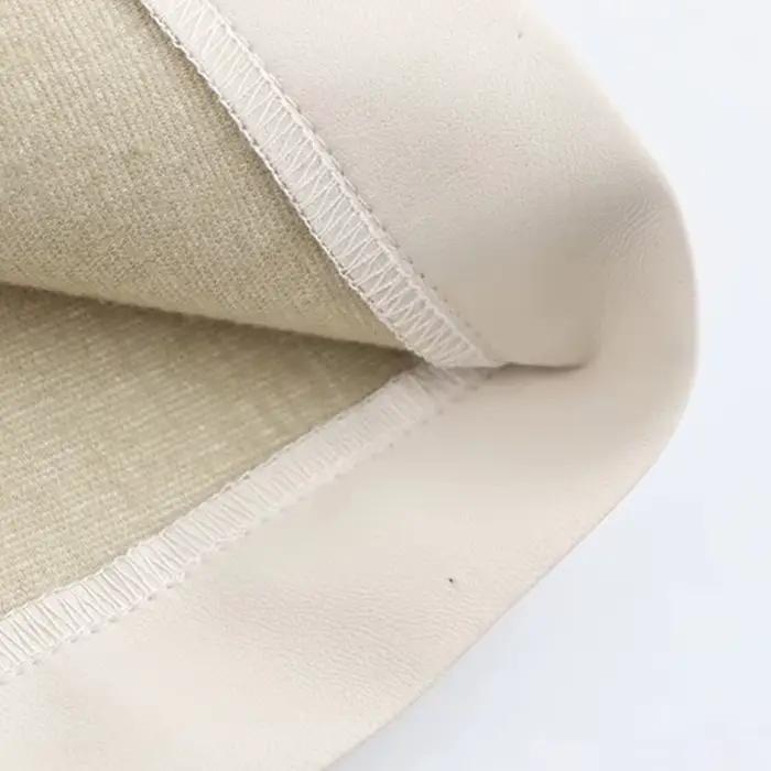 Jupe longue trapèze en faux cuir pour femme, avec ceinture écharpe, ample, grande balançoire, mi-longue, élégante, pour le bureau, nouvelle collection automne hiver