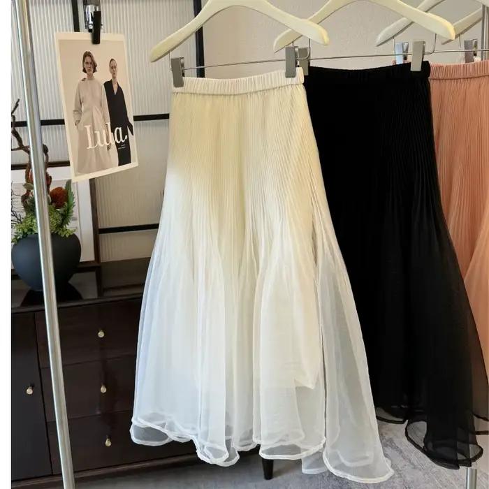 Jupe en mousseline pour femme