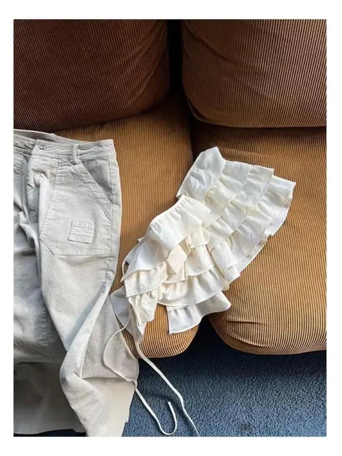 Jupe blanche laiteuse pour femmes