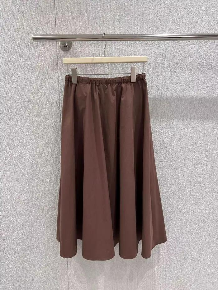 Jupe longue à taille élastique pour femmes