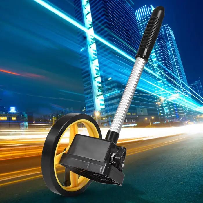 Roue de mesure Portable, rouleau de mesure de Distance pour plusieurs usages de 0 à 9999.9m, roue de mesure