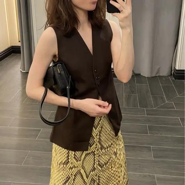Jupe longue femme coupe ajustée