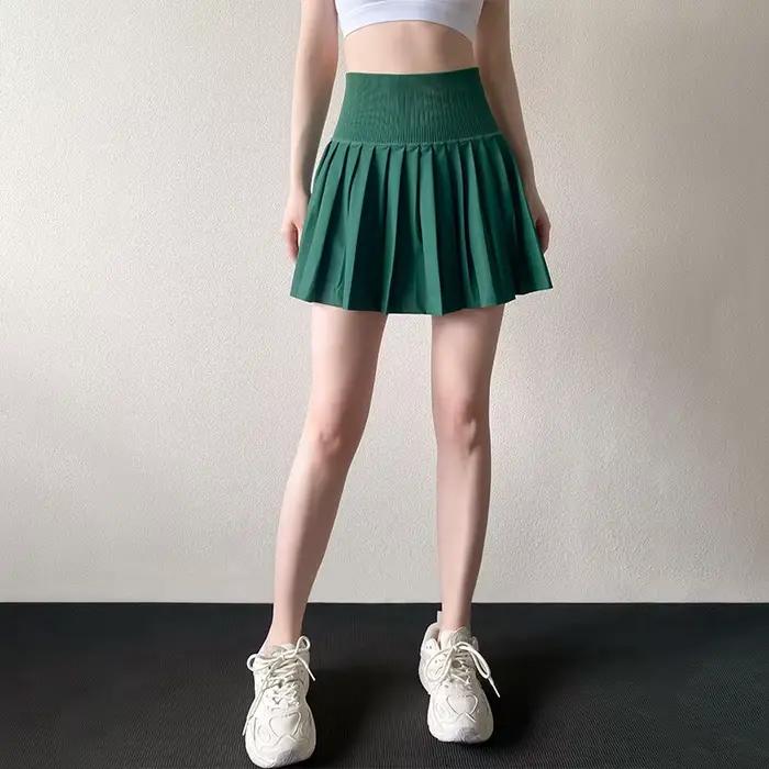 Jupe de sport taille haute pour femme
