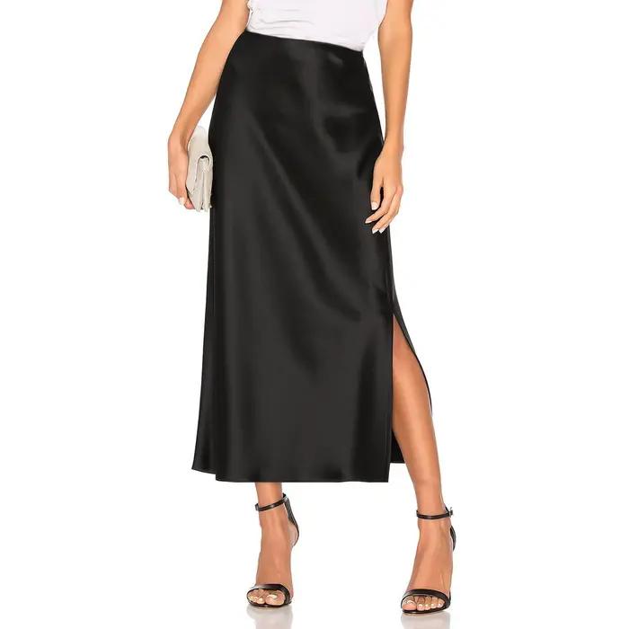 Jupe taille haute élégante et décontractée en polyester pour femmes, style coréen, mode moderne, polyvalente pour toutes les saisons et occasions spéciales