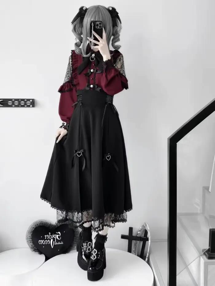 Chemise Jirai kei, jupe JK