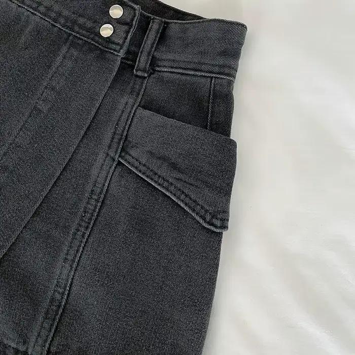 Jupe en jean rétro taille haute pour femme