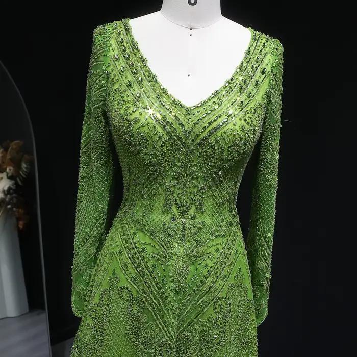 Sharon Said – robe de soirée vert citron