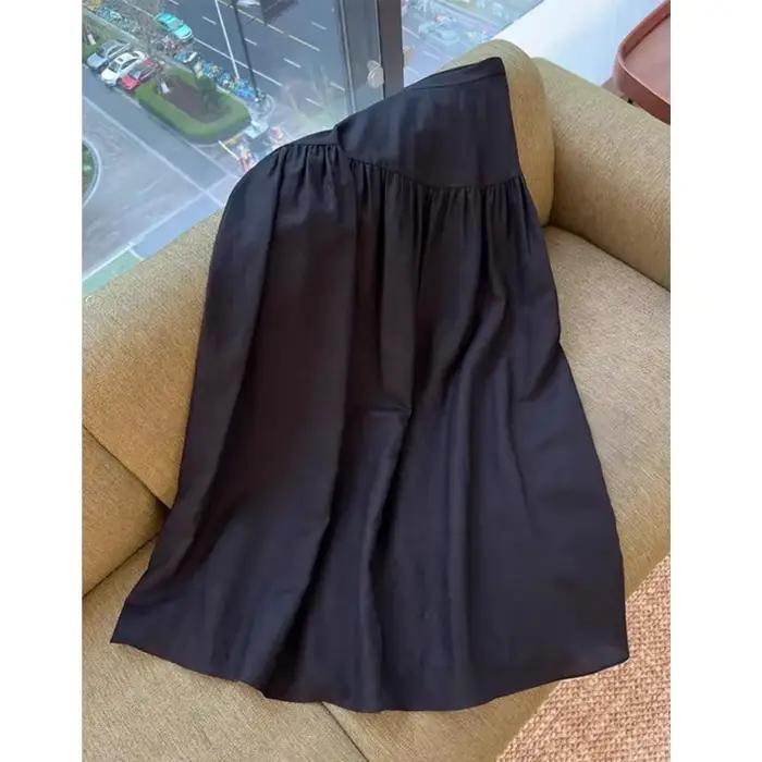 Jupe trapèze taille haute