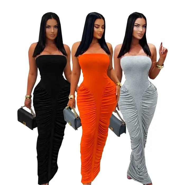 Robe longue sexy pour femme