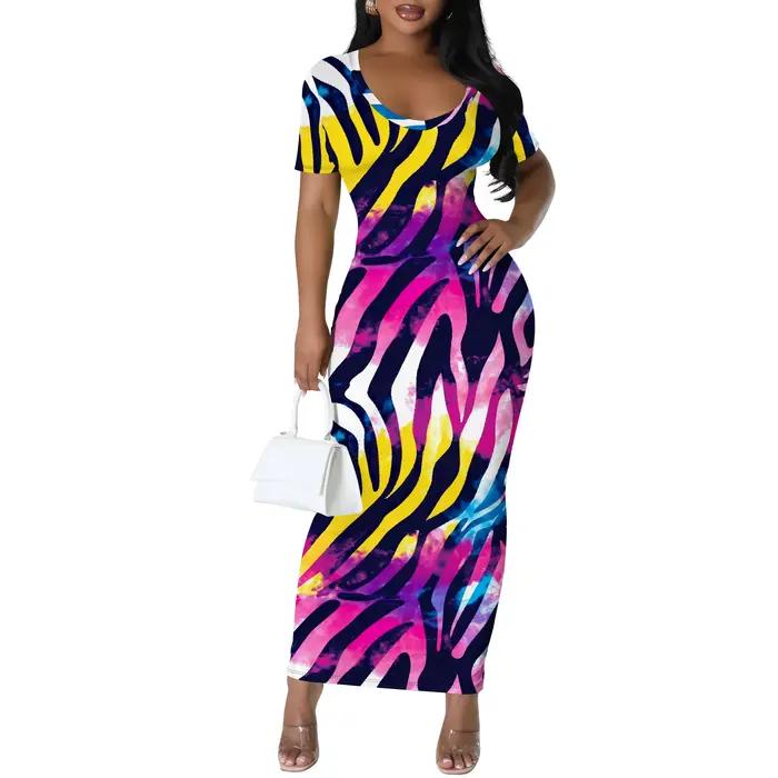 Jupe crayon à imprimé animal pour femme