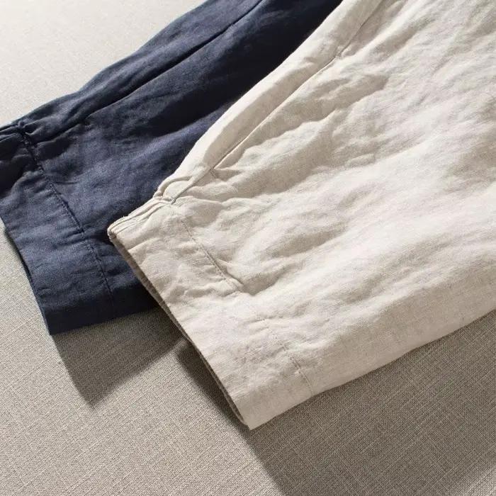 Jupes de base en coton et lin pour femmes