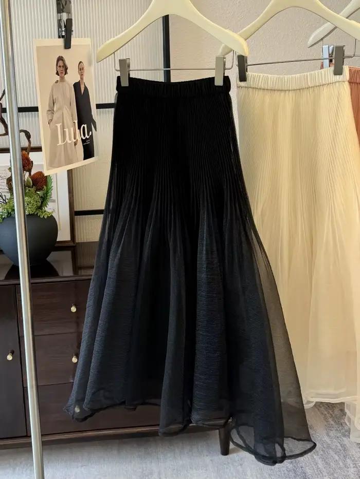 Jupe en mousseline pour femme