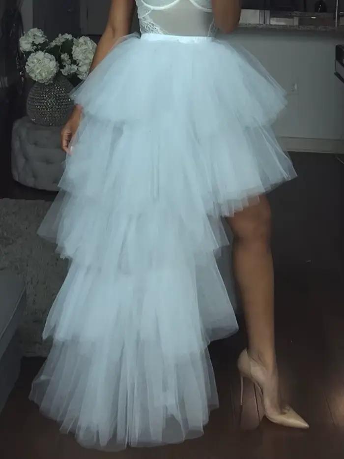 Jupe multi-jupe en Tulle pour femmes