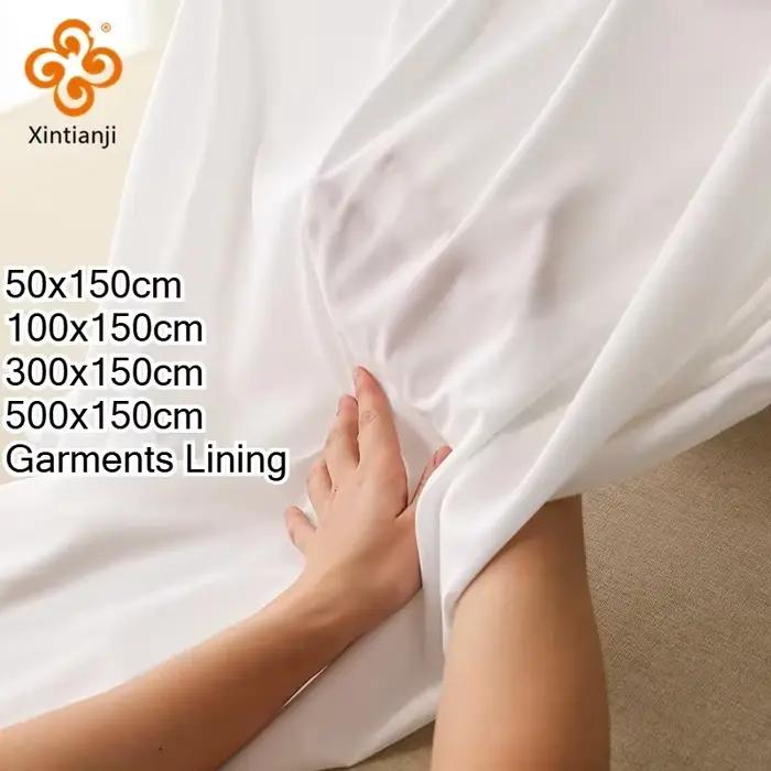 0.5m/1m/3m/5m jupe doublure robe tissu extensible pour vestes vêtements