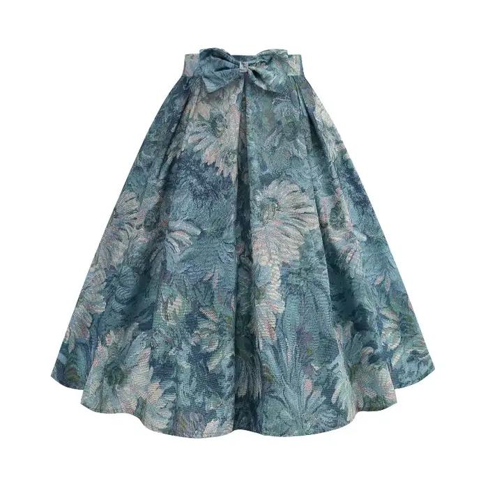 Jupes imprimées Vintage pour femmes