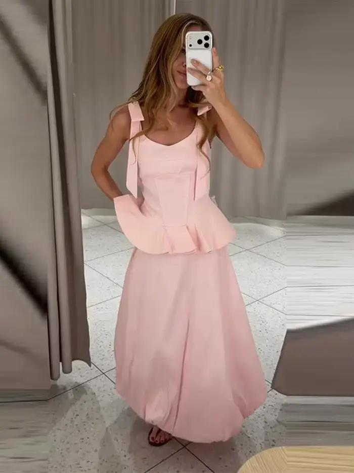 Nouvel ensemble jupe et haut élégant pour femme