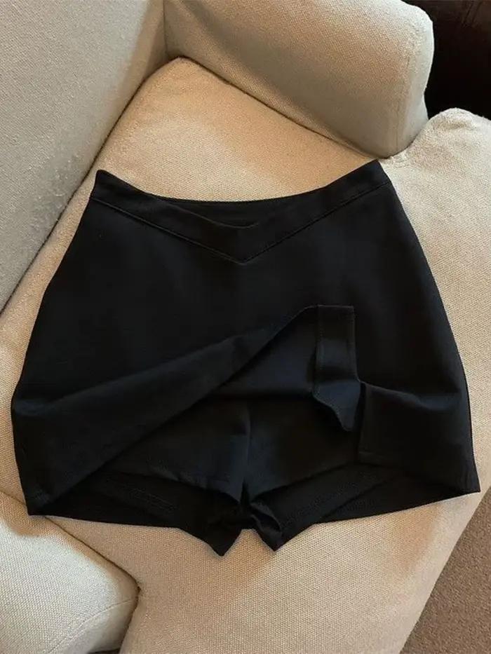 MMobTemperament-Mini jupes taille haute pour femmes