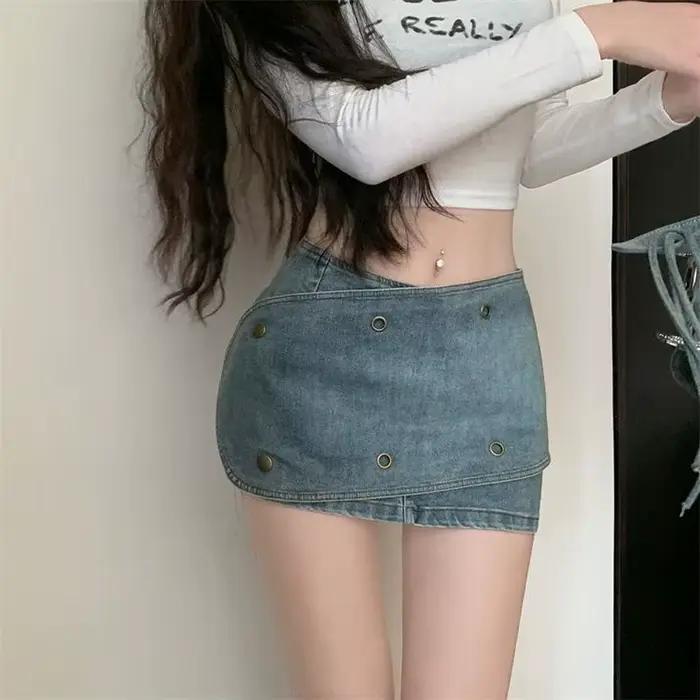 Jupe en jean design pour femme