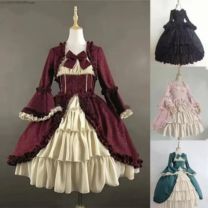 Robe médiévale rétro pour femmes