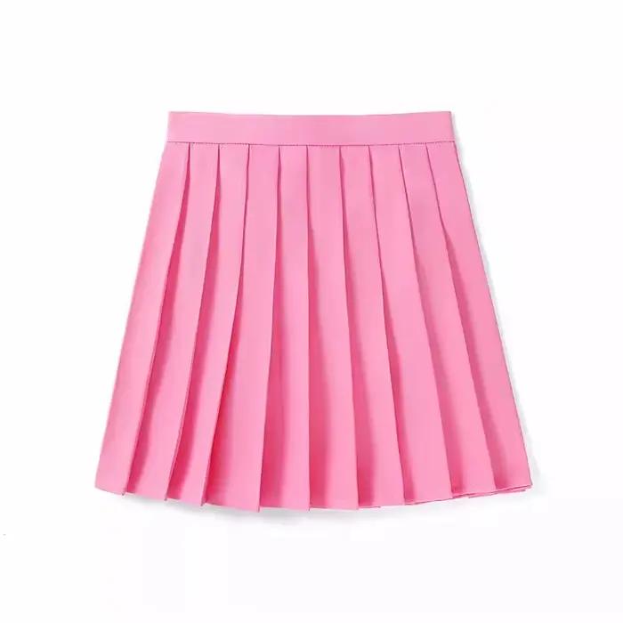 Jupe plissée taille haute préppy plaid pour femmes XS-5XL style écolière danse occasionnelle été hiver
