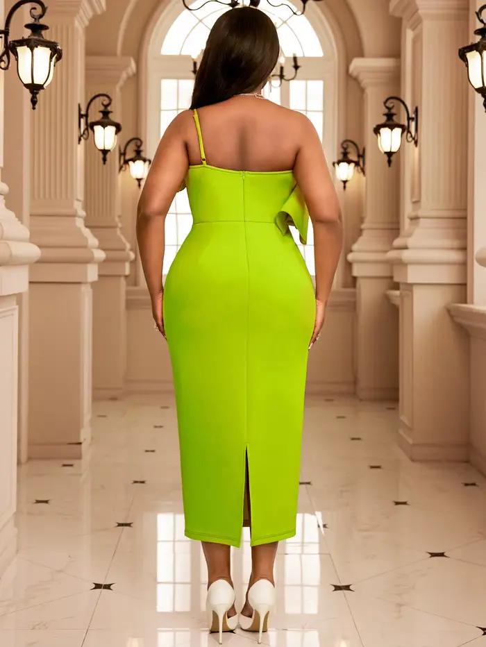 Robes mi-longues pour femmes, robes de soirée, sans manches, sangle froncée, fronde, fente arrière, zones de soirée, tenues rigourà venir, robe de plongée, 2024