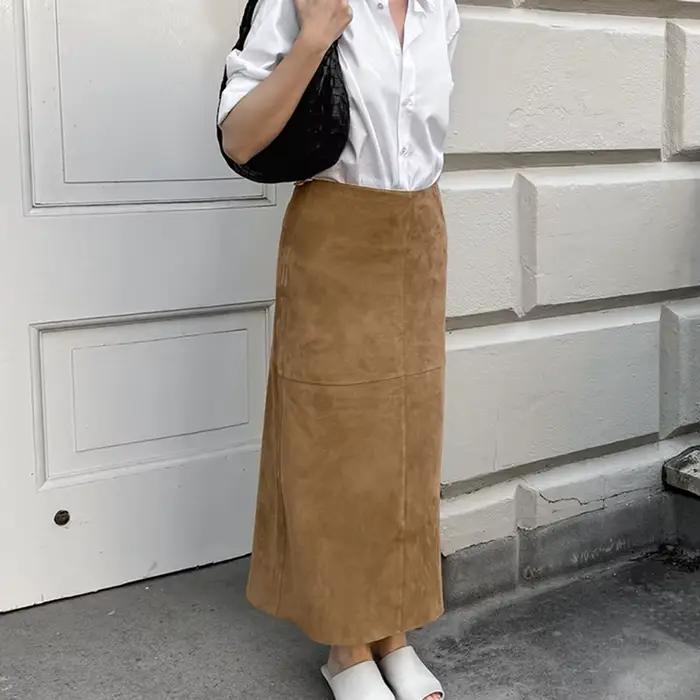 Jupe mi-longue pour femme