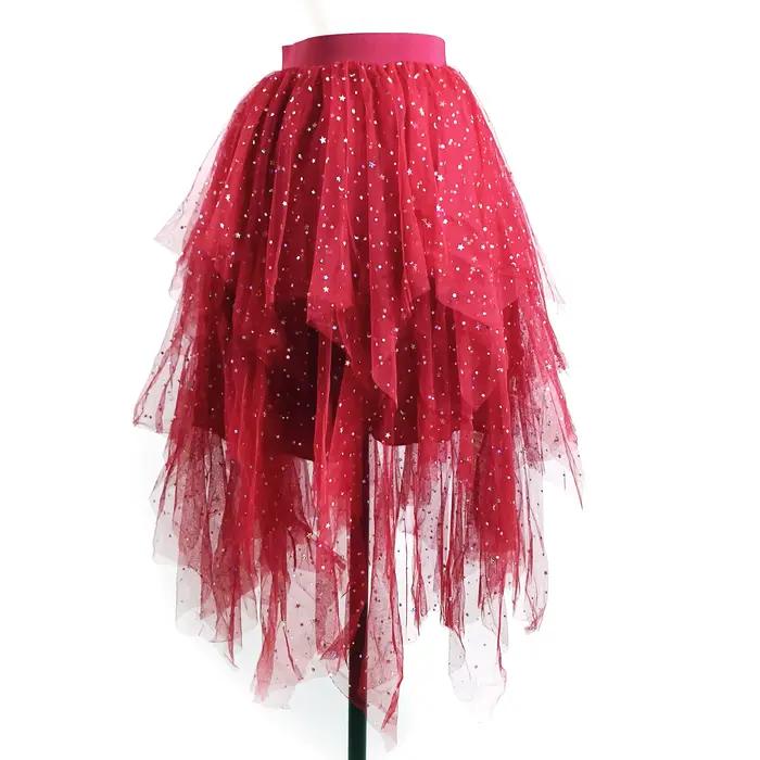 Jupe en tulle à sequins pour soirée de bal