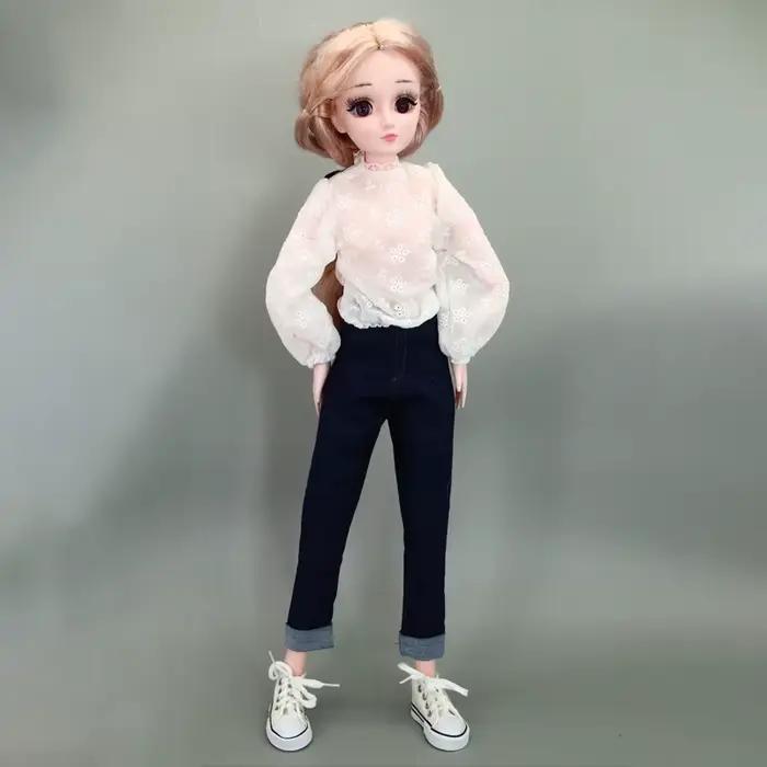 Jupe plissée noire pour vêtements beurre 60cm