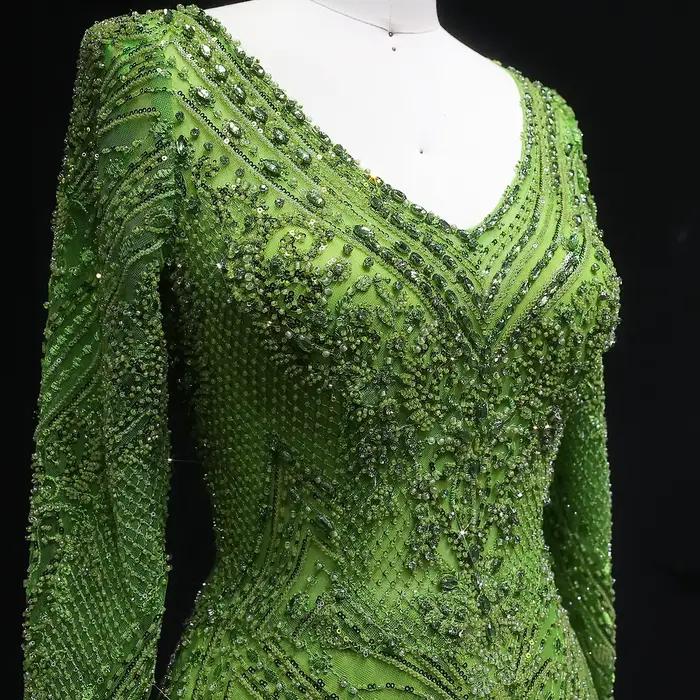 Sharon Said – robe de soirée vert citron