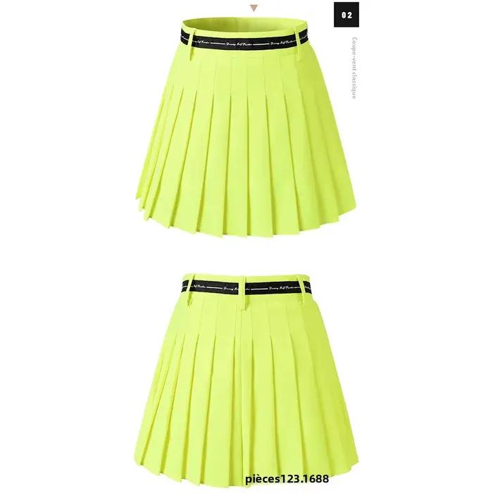 Jupe de Golf plissée taille haute pour femmes