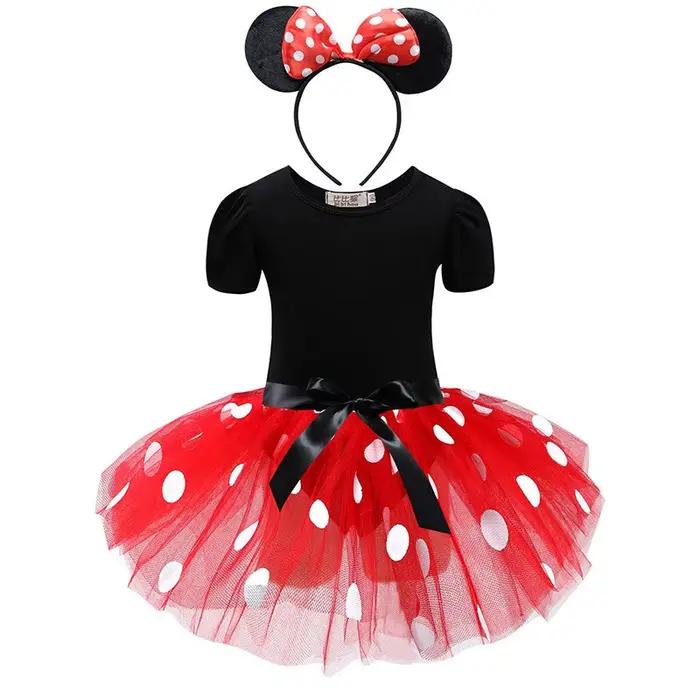 Jupe Mickey pour petites filles de 1 à 6 ans