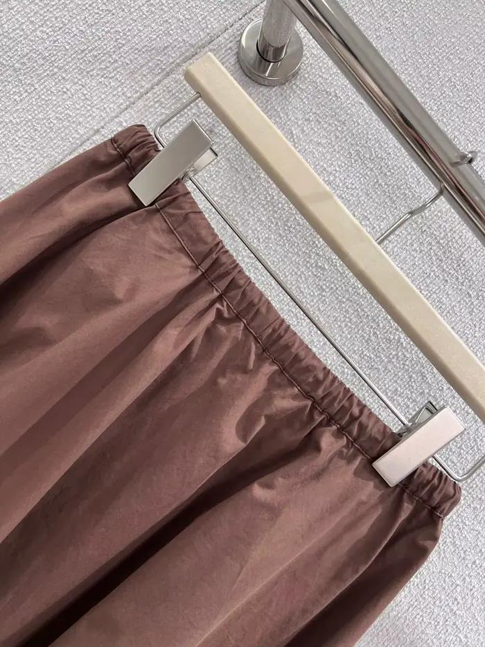 Jupe longue à taille élastique pour femmes