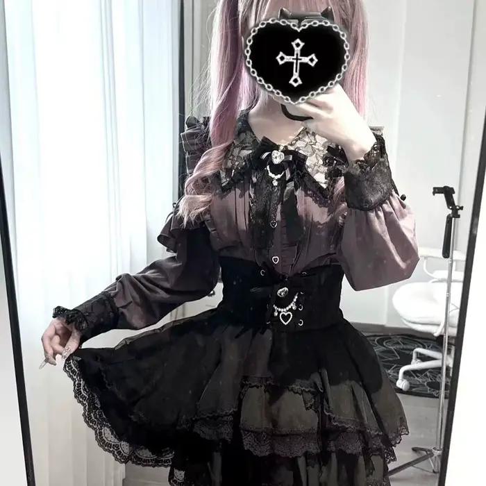 Chemise Jirai kei, jupe JK