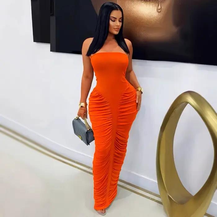 Robe longue sexy pour femme