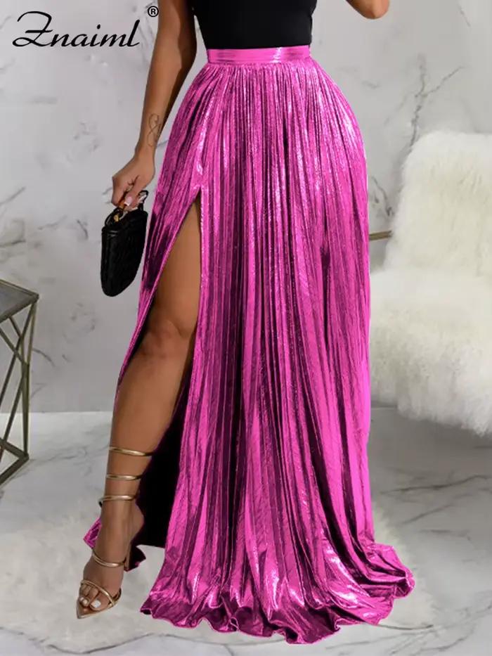 Znaiml-Jupe Maxi D.lique pour Femme