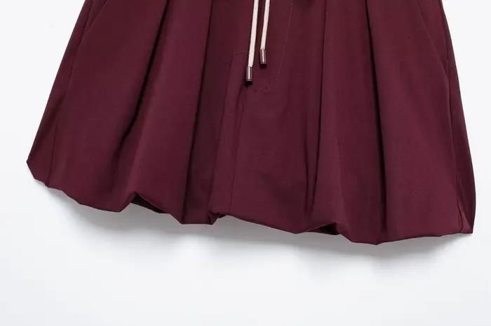 MUJER 2025 ballon Mini jupe femmes plissé taille moyenne jupes
