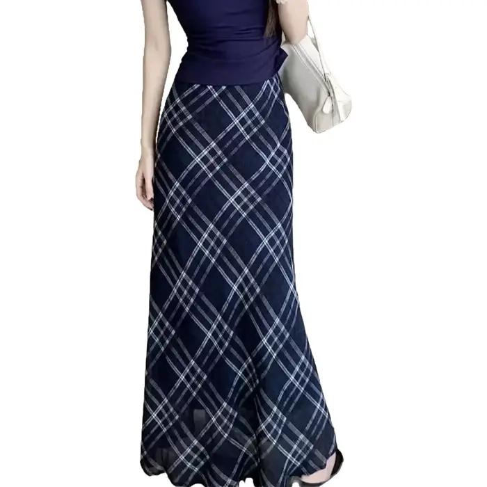 Jupe évasée taille haute pour femme