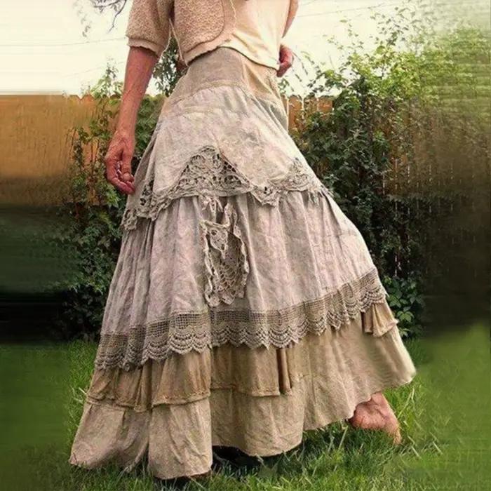 Jupe longue style Boho pour femmes