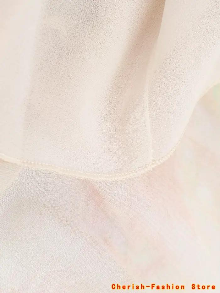 Jupe trapèze en dentelle florale de Style français