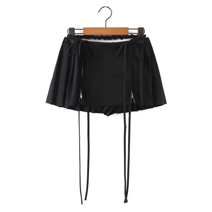 Nouvelle jupe unie pour femme