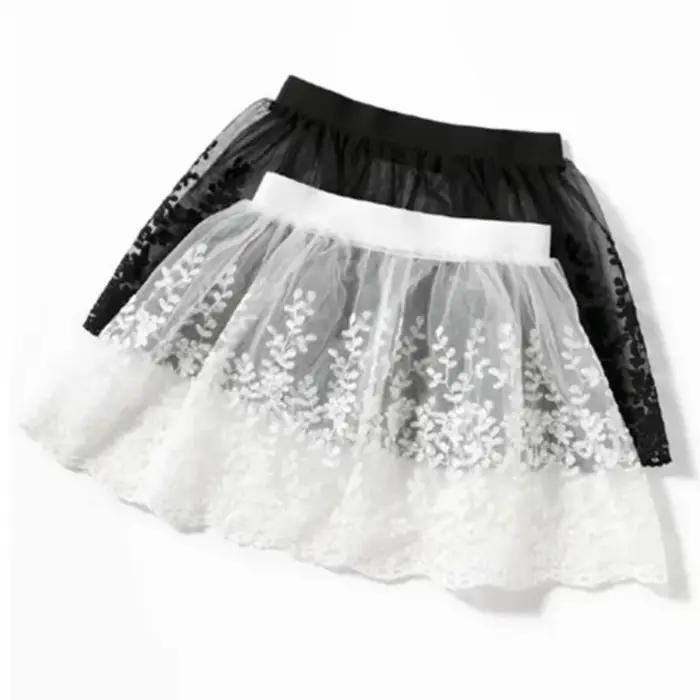 Prolongateur de jupe pour femme avec ourlet en dentelle