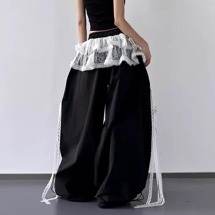 Jupe en dentelle Patchwork pour femmes