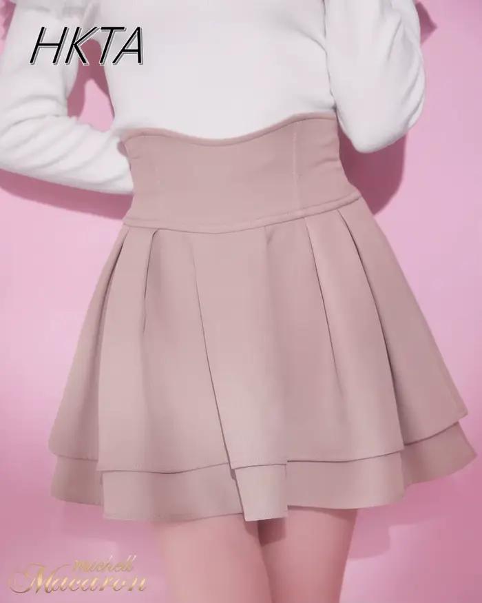 Jupe courte Macaron à la japonaise pour femme, silhouette élégante, matériaux doux et durables, coupes modernes pour toutes les saisons et occasions