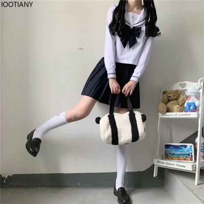 Jupe japonaise plissée pour étudiantes JK